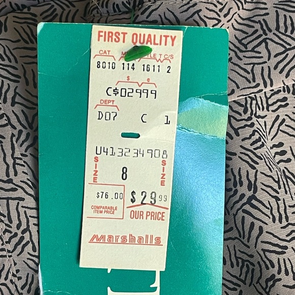 New Blake Elizabeth Dresses | 1980s/1990s
 Dress Shoulder pads brown size 8P - Picture 11 of 15